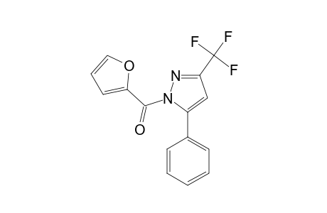 5-PHENYL-3-TRIFLUOROMETHYL-1H-1-(2-FUROYL)-PYRAZOLE