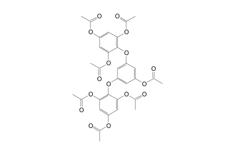 4-(3'-(2'',4'',6''-TRIACETOXY-PHENOXY)-5'-ACETOXY-PHENOXY)-1,3,5-BENZOLTRIACETATE