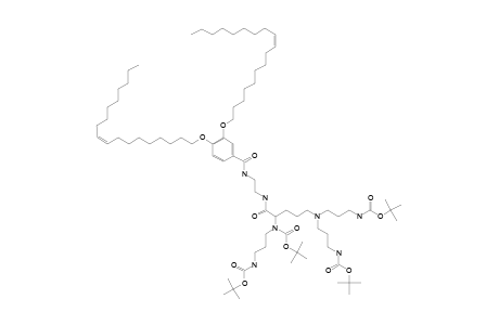 #6;N1-[2-((1S)-1-[TERT.-BUTYLCARBAMOYLAMINO-(3-[TERT.-BUTYLCARBAMOYLAMINO]-PROPYL)-AMINO]-4-[DI-(3-[TERT.-BUTYLCARBAMOYLAMINO]-PROPYL)-AMINO]-BUTYLCARBOXAMIDO)