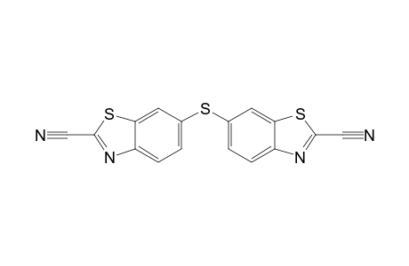 6-[(2-cyano-1,3-benzothiazol-6-yl)sulfanyl]-1,3-benzothiazole-2-carbonitrile