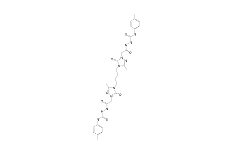 #6A;N-(PARA-TOLYL)-2-[2-[3-METHYL-4-[4-[3-METHYL-5-OXO-1-[2-OXO-2-[2-(PARA-TOLYLCARBAMOTHIOYL)-HYDRAZINYL]-ETHYL]-1H-1,2,4-TRIAZOLE-4(5H)-YL]-BUTYL]-5-OXO-4,5-