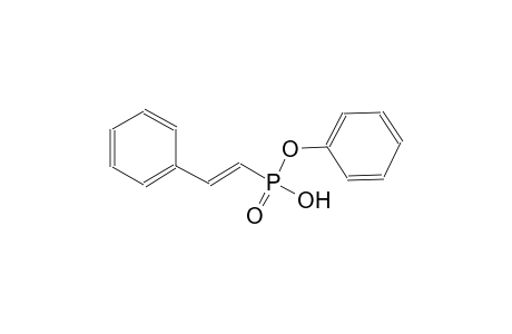 phenyl hydrogen (E)-2-phenylethenylphosphonate