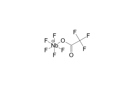 TRIFLUOROACETOXY-PENTAFLUORONIOBIUM-(1-)