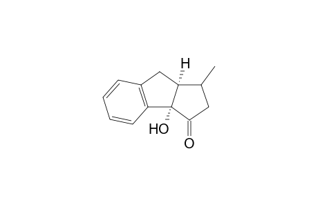 (3aS*,8aS*)-3a-Hydroxy-1-methyl-1,2,3,3a,8,8a-hexahydrocyclopent[a]inden-3-one