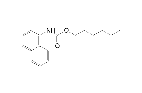 1-naphthalenecarbamic acid, hexyl ester