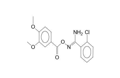 alpha-(3,4-dimethoxybenzoyloxyimino)-alpha-amino-2-chlorotoluene