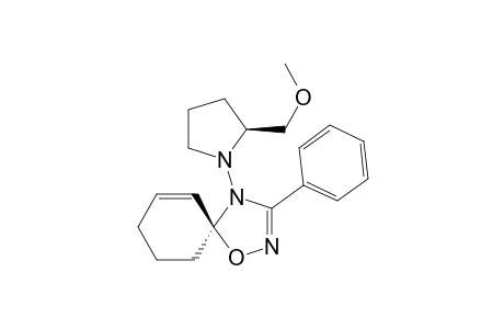 (2'S,5S)-(-)-4-[2-(METHOXYMETHYL)-TETRAHYDRO-1H-1-PYRROLYL]-3-PHENYL-1-OXA-2,4-DIAZASPIRO-[4.5]-2,6-DIENE