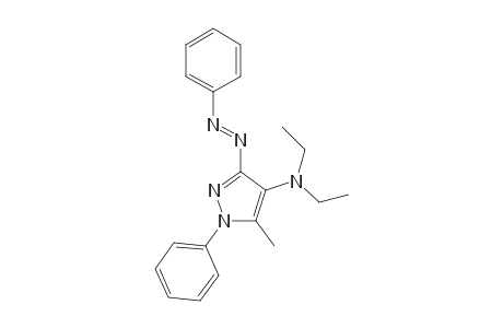 1H-Pyrazol-4-amine, N,N-diethyl-5-methyl-1-phenyl-3-(phenylazo)-