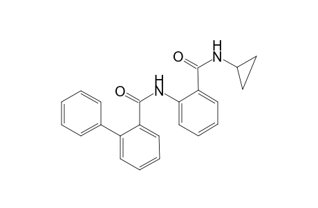 N-[2-(cyclopropylcarbamoyl)phenyl]-2-phenylbenzamide