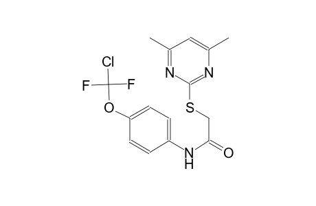 N-[4-(Chloro-difluoro-methoxy)-phenyl]-2-(4,6-dimethyl-pyrimidin-2-ylsulfanyl)-acetamide