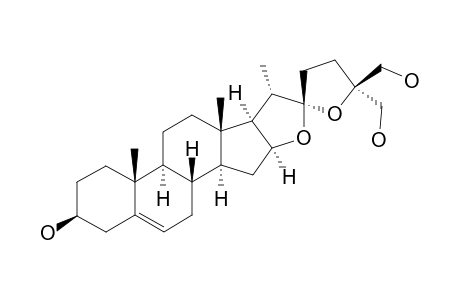 TACCAGENIN;3-BETA,26,27-TRIHYDROXY-FUROSPIROSTAN-5-ENE