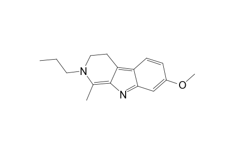 2,4-Dihydro-7-methoxy-1-methyl-2-propyl-3H-pyrido[3,4-b]indole