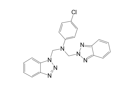 N-(BENZOTRIAZOL-1-YL-METHYL)-N-(BENZOTRIAZOL-2-YL-METHYL)-4-CHLORO-ANILINE