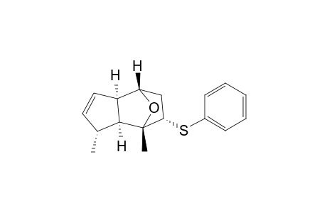 4,7-Epoxy-1H-indene, 3a,4,5,6,7,7a-hexahydro-1,7-dimethyl-6-(phenylthio)-, (1.alpha.,3a.alpha.,4.beta.,6.alpha.,7.beta.,7a.alpha.)-(.+-.)-