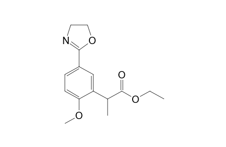 Ethyl 2-(5-(4,5-dihydrooxazol-2-yl)-2-methoxyphenyl)propanoate