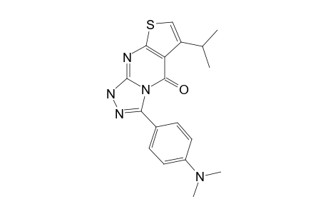 3-[4-(DIMETHYLAMINO)-PHENYL]-6-ISOPROPYLTHIENO-[2,3-D]-[1,2,4]-TRIAZOLO-[4,3-A]-PYRIMIDIN-5(1H)-ONE