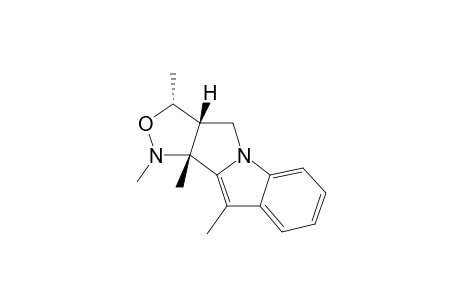 1,3,10,10b-tetramethyl-1,3a,4,10b-tetrahydro-3H-isoxazolo[3',4':3,4]pyrrolo[1,2-a]indole