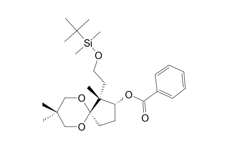 (1RS,2SR)-1,8,8-TRIMETHYL-1-(2'-TERT.-BUTYL-DIMETHYLSILYLOXYETHYL)-6,10-DIOXASPIRO-[4.5]-DEC-2-YL-BENZOATE