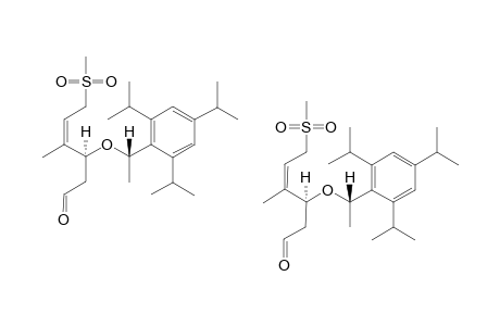 (-)-(3S,4Z)-4-METHYL-6-(METHYLSULFONYL)-3-[(S)-1-(2,4,6-TRIISOPROPYLPHENYL)-ETHOXY]-HEX-4-ENAL