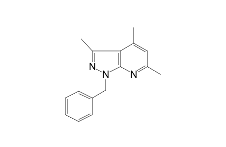 1-Benzyl-3,4,6-trimethyl-1H-pyrazolo[3,4-b]pyridine