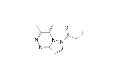 2-iodanyl-1-(3-methyl-4-methylidene-pyrazolo[5,1-c][1,2,4]triazin-6-yl)ethanone