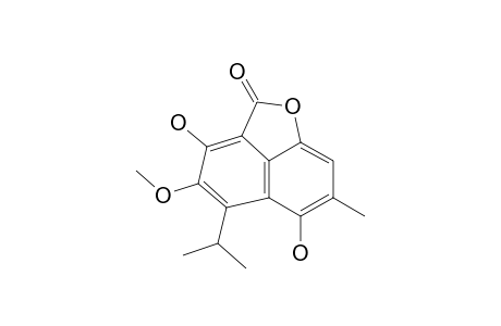 LACTONE-OF-2,5,8-TRIHYDROXY-4-ISOPROPYL-3-METHOXY-6-METHYL-NAPHTH-1-OIC-ACID