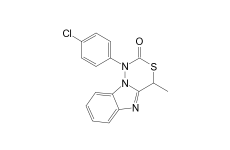 1-(4-Chlorophenyl)-4-methyl-4H-[1,3,4]thiadiazino[4,5-a]benzimidazol-2-one