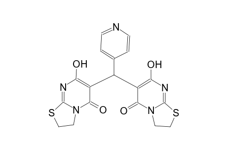 7-hydroxy-6-[(7-hydroxy-5-oxo-2,3-dihydro-5H-[1,3]thiazolo[3,2-a]pyrimidin-6-yl)(4-pyridinyl)methyl]-2,3-dihydro-5H-[1,3]thiazolo[3,2-a]pyrimidin-5-one