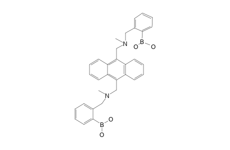 9,10-BIS-[[N-METHYL-N-[O-(DIHYDROXYBORYL)-BENZYL]-AMINO]-METHYL)-ANTHRACENE