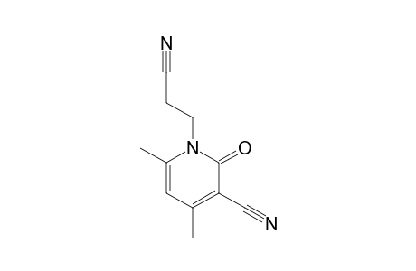 1-(2-Cyanoethyl)-4,6-dimethyl-2-oxo-1,2-dihydropyridine-3-carbonitrile