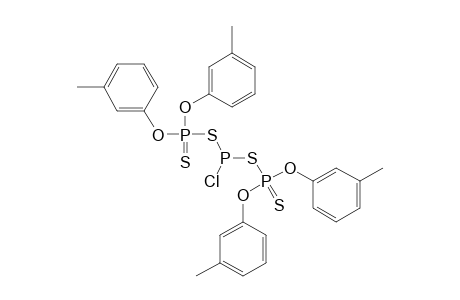 BIS-[BIS-(META-TOLYLOXY)-PHOSPHOROTHIOYLTHIO]-PHOSPHORUS-(III)-CHLORIDE