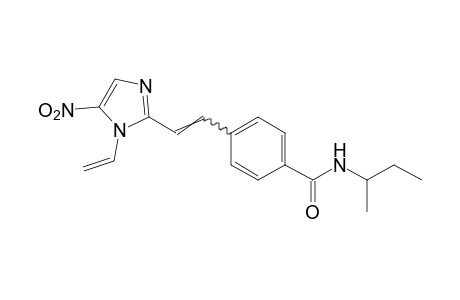 N-sec-butyl-p-[2-(5-nitro-1-vinylimidazol-2-yl)vinyl]benzamide