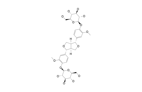 7,9':7',9-DIEPOXYLIGNANS-PINORESINOL-4,4'-DI-BETA-O-D-GLUCOSIDE