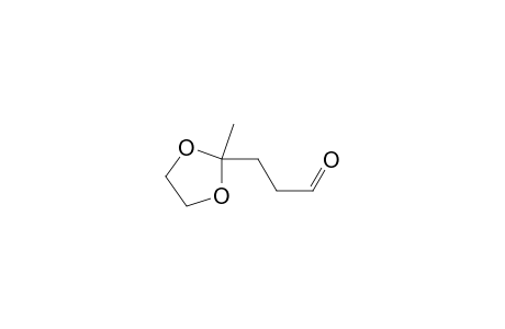 1,3-Dioxolane-2-propanal, 2-methyl-