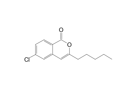 6-CHLORO-3-PENTYL-1H-ISOCHROMEN-1-ONE