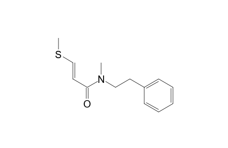 METHYLSINHARIN;S-TRANS-(E)-3-(METHYLTHIO)-PROPENOIC-ACID-N-METHYL-PHENETHYLAMIDE