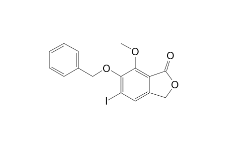 6-Benzyloxy-5-iodo-7-methoxy-2-benzofuran-1(3H)-one