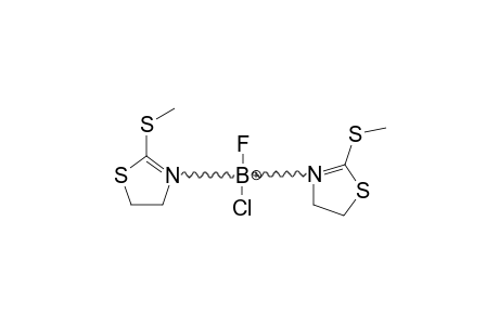 BIS-(2-(METHYLTHIO)-2-THIAZOLINE)-CHLORO-FLUORO-BORON-CATION