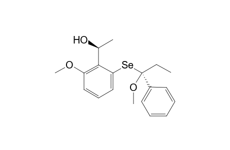 (S)-1-{[(S)-2-[(R)-(1-Methoxy-1-phenyl)propyl]selenyl}-6-methoxyphenyl]ethanol