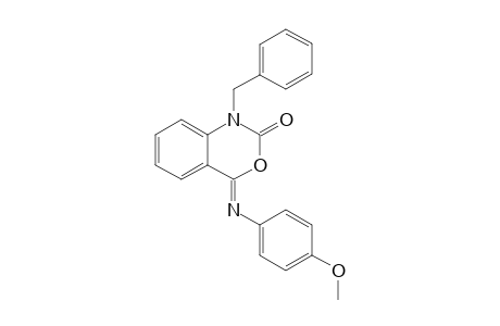 (Z)-1-BENZYL-4-(4-METHOXYPHENYLIMINO)-1,4-DIHYDRO-2H-3,1-BENZOXAZIN-2-ONE