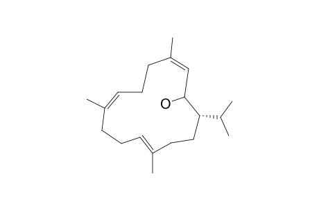 MUKULOL;1-ISOPROPYL-4,8,12-TRIMETHYL-CYCLOTETRADECA-3,7,11-TRIENOL