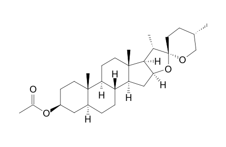 TIGOGENIN-ACETAT=(25R)-3-BETA-ACETOXY-5-ALPHA-SPIROSTAN