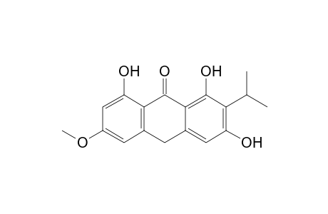 1,3,8-trihydroxy-2-isopropyl-6-methoxyanthracen-9-one