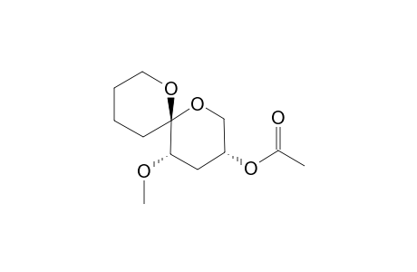 [3R*,5S*,6S*]-5-METHOXY-1,7-DIOXASPIRO-[5.5]-UNDEC-3-YL-ACETATE