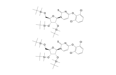 4-O-(2,6-DICHLOROPHENYL)-2',3',5'-O-TRIS-(TERT.-BUTYLDIMETHYLSILYL)-2-THIOURIDINE