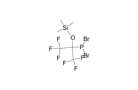 Phosphonous dibromide, [2,2,2-trifluoro-1-(trifluoromethyl)-1-[(trimethylsilyl)oxy]ethyl]-