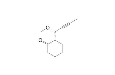 2,1'-SYN-2-(1-METHOXY-2-BUTYN-1-YL)-CYCLOHEXAN-1-ONE