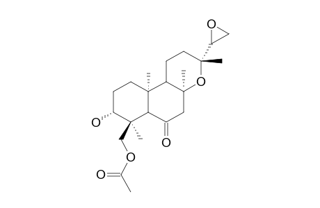 (13R)-ENT-18-ACETOXY-3-BETA-HYDROXY-6-OXO-8-ALPHA,13;14-XI,15-DIEPOXYLABDANE