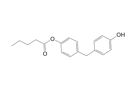 Pentanoic acid, 4-[(4-hydroxyphenyl)methyl]phenyl ester