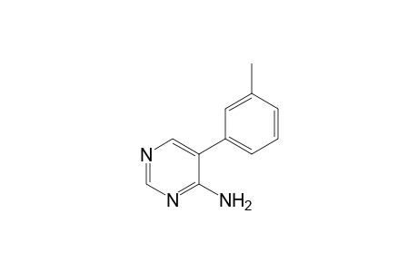 4-Pyrimidinamine, 5-(3-methylphenyl)-